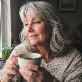 Warm hands around a mug