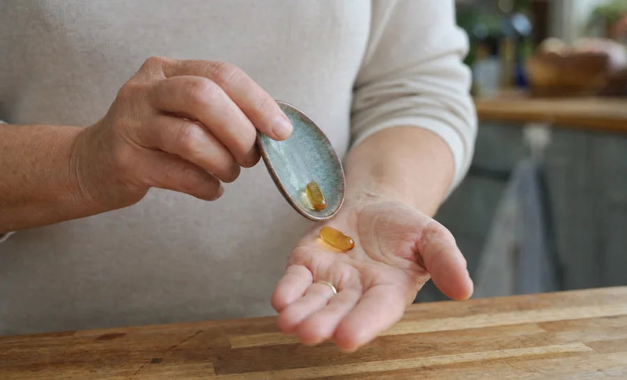 Softgel in hand
